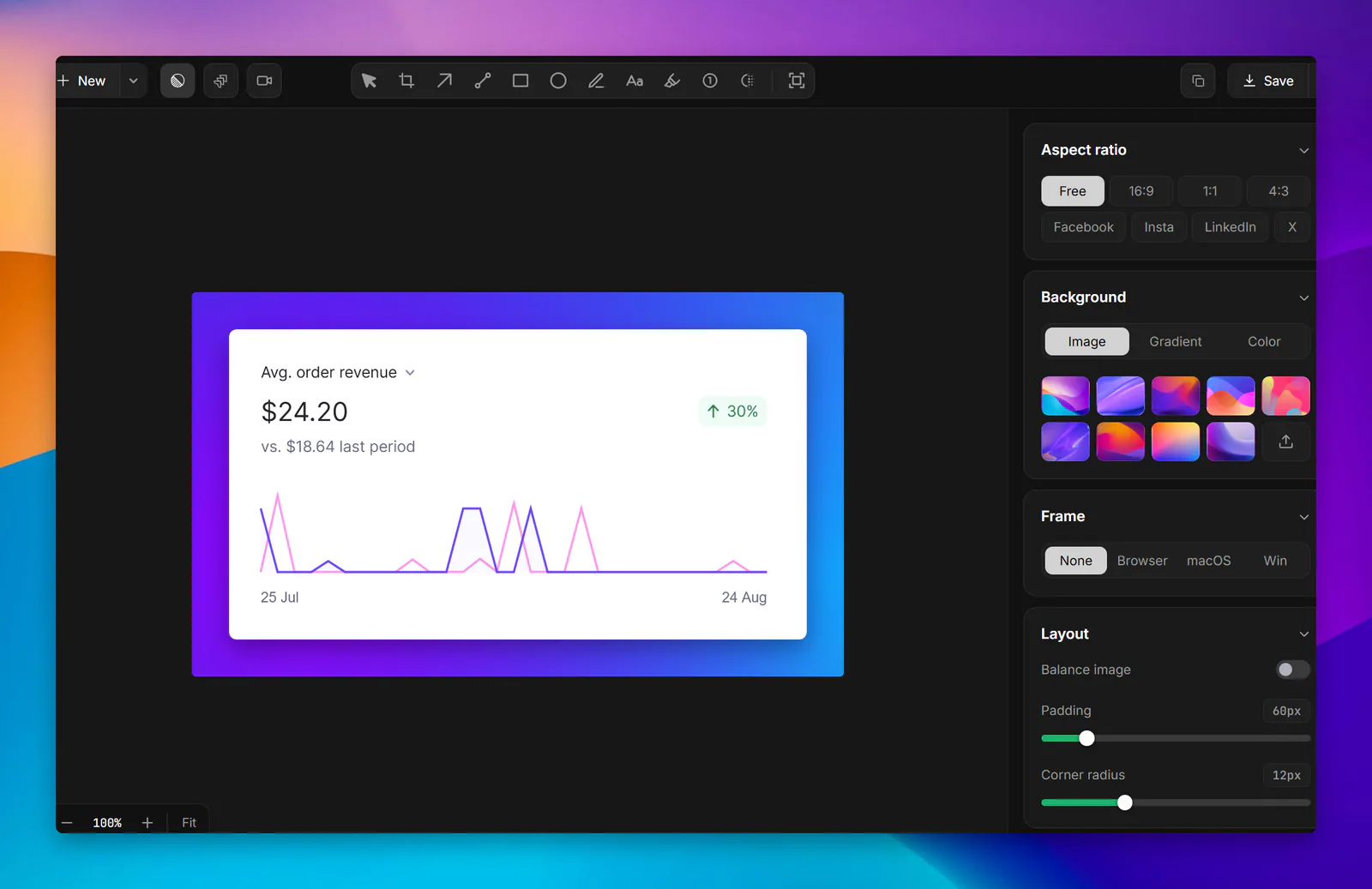 Lumshot screenshot on IndieTools