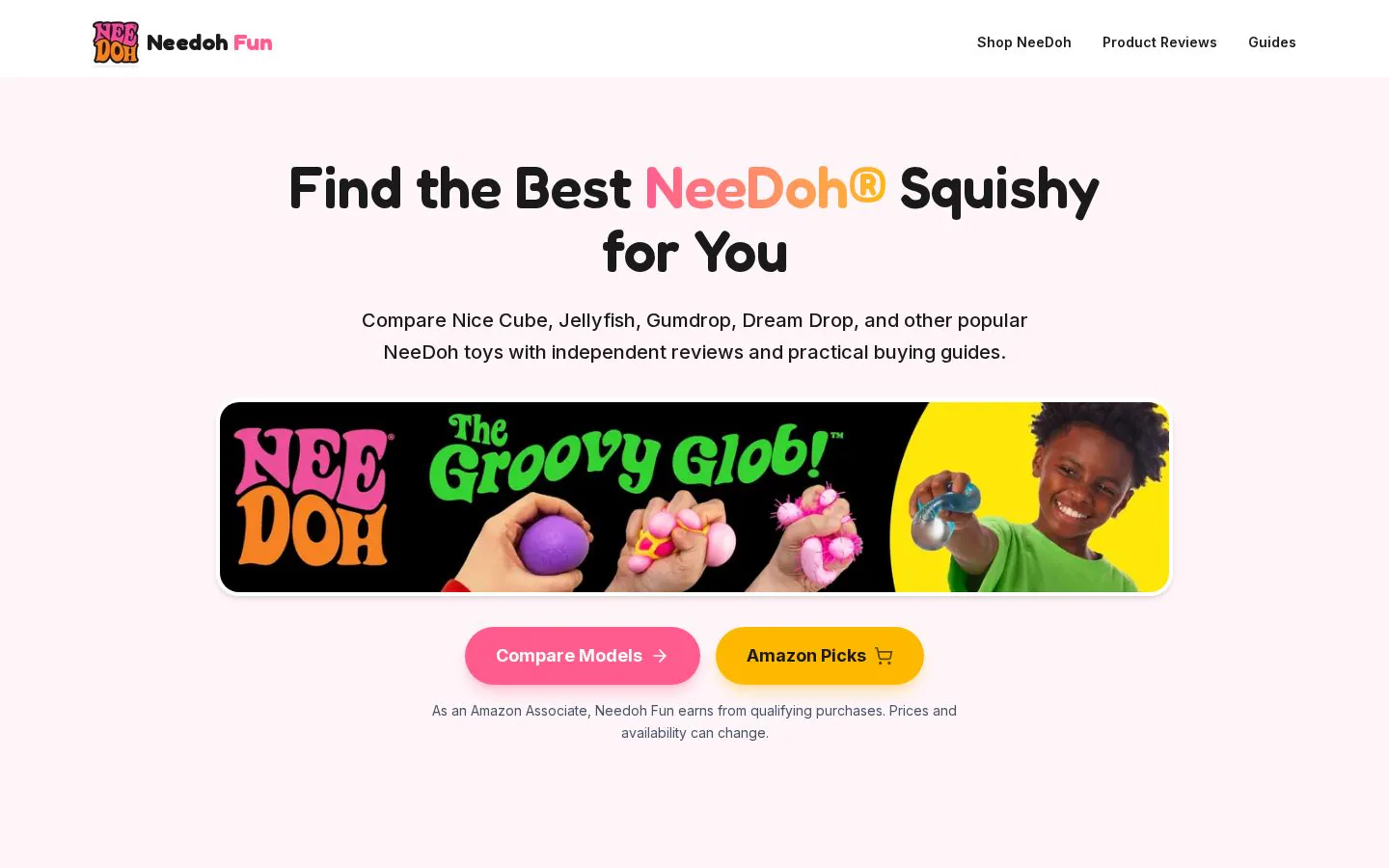 Needoh Fun website homepage