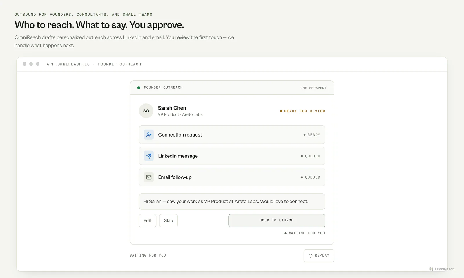 OmniReach screenshot on IndieTools