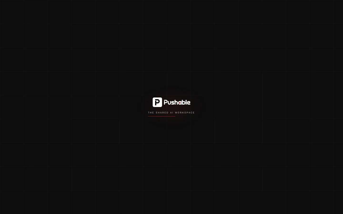 Pushable AI website homepage