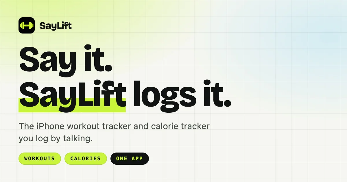 A screenshot of a app that says say it.
