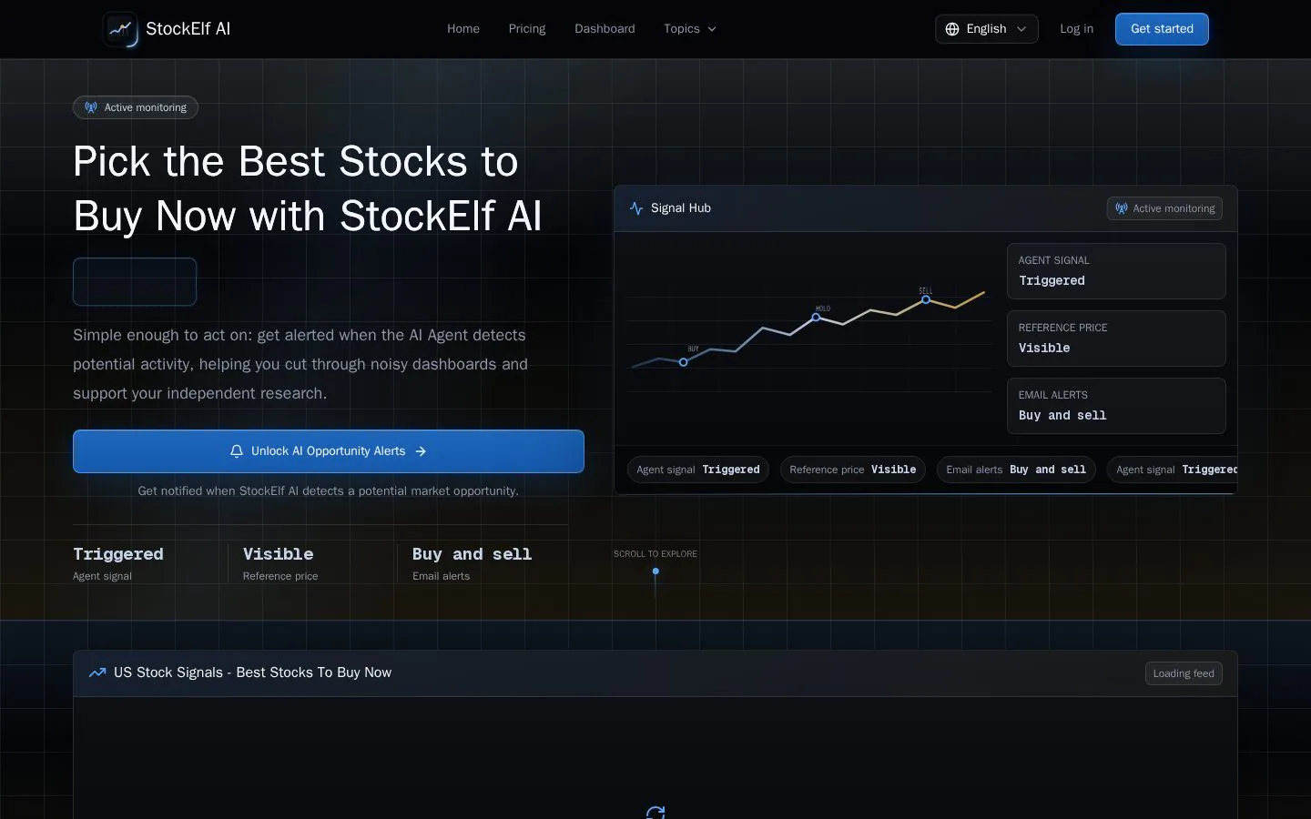 StockElf AI product screenshot