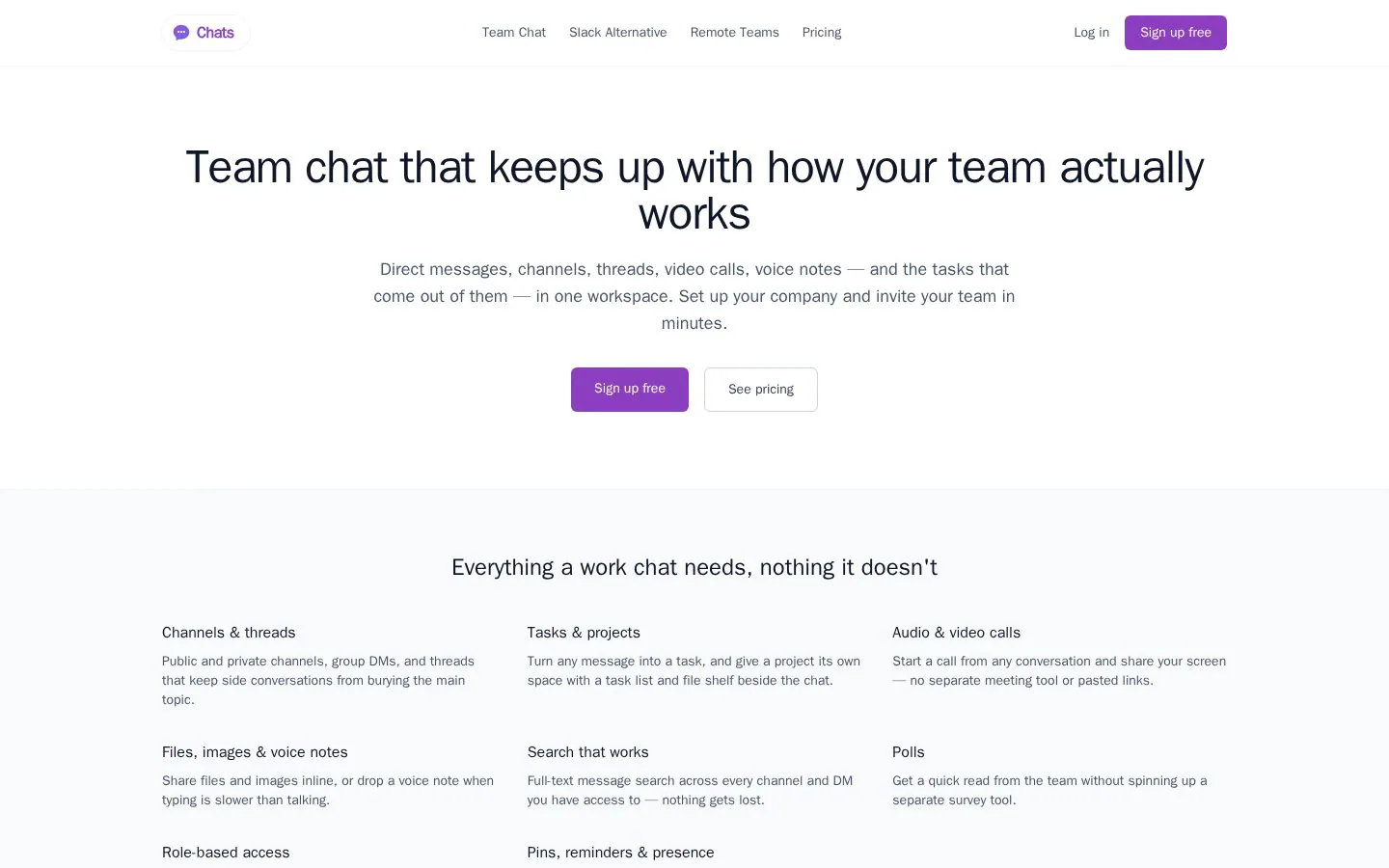 Homepage of chat.toolscase.com