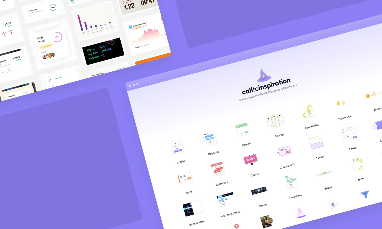 UI Design Inspiration and Web Design Patterns product screenshot 1