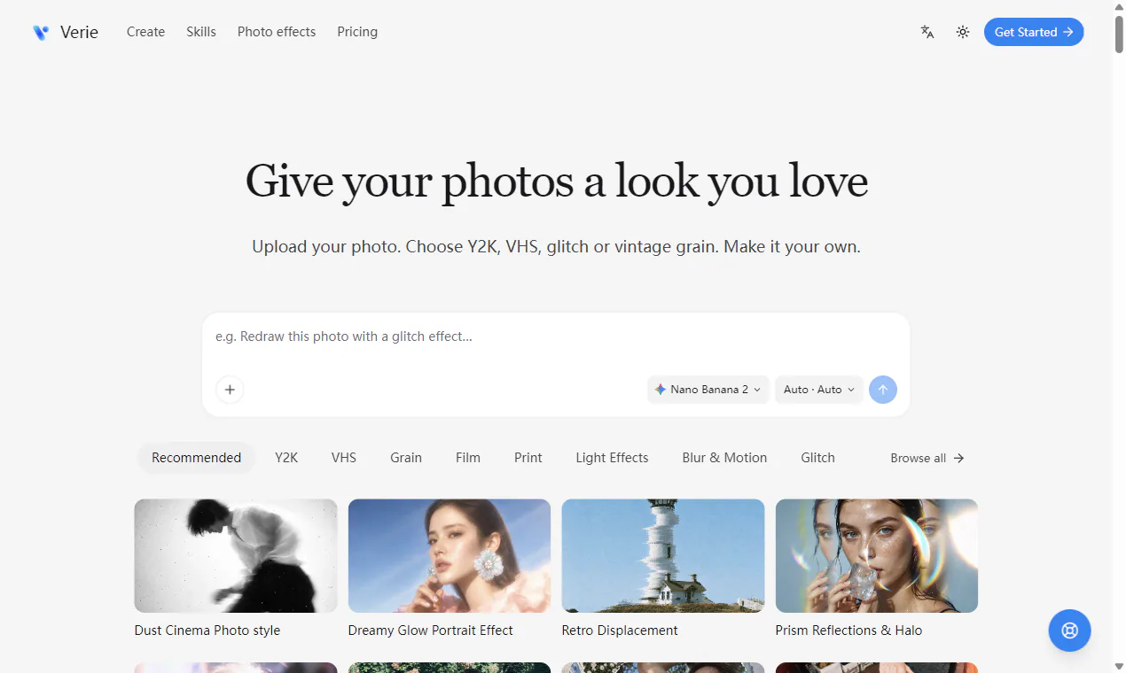 Verie product screenshot 1