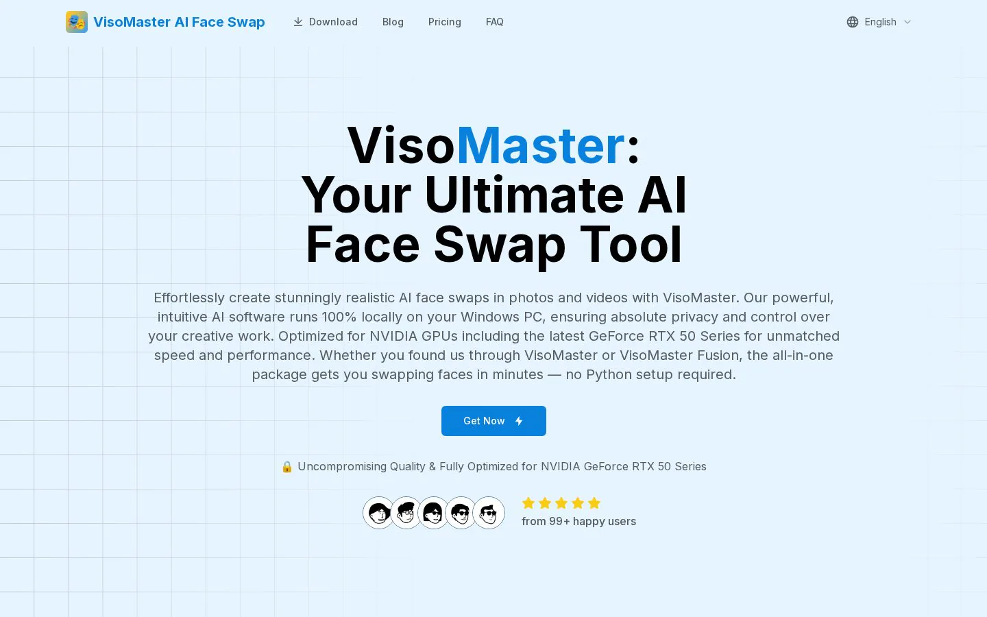 VisoMaster website homepage