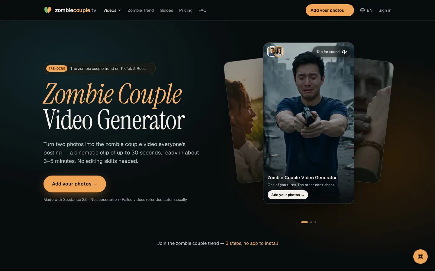 ZombieCouple product screenshot